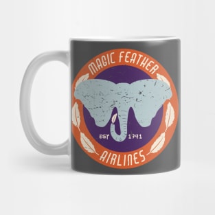 Magic Feather Airlines distressed Mug